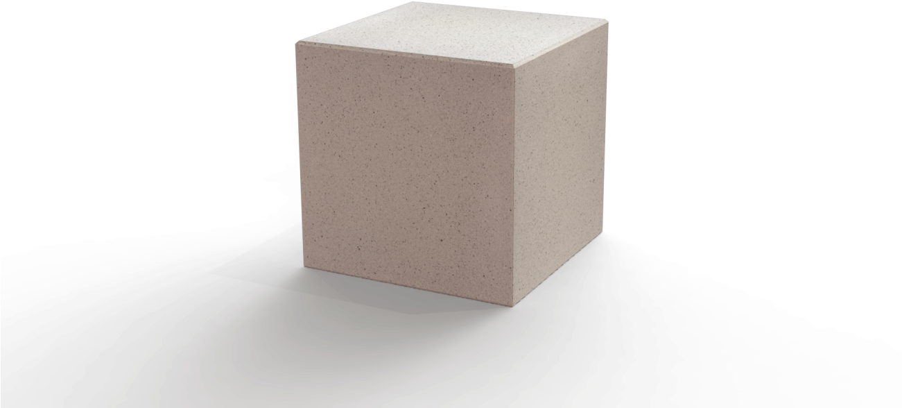 A White Cube On A Black Background