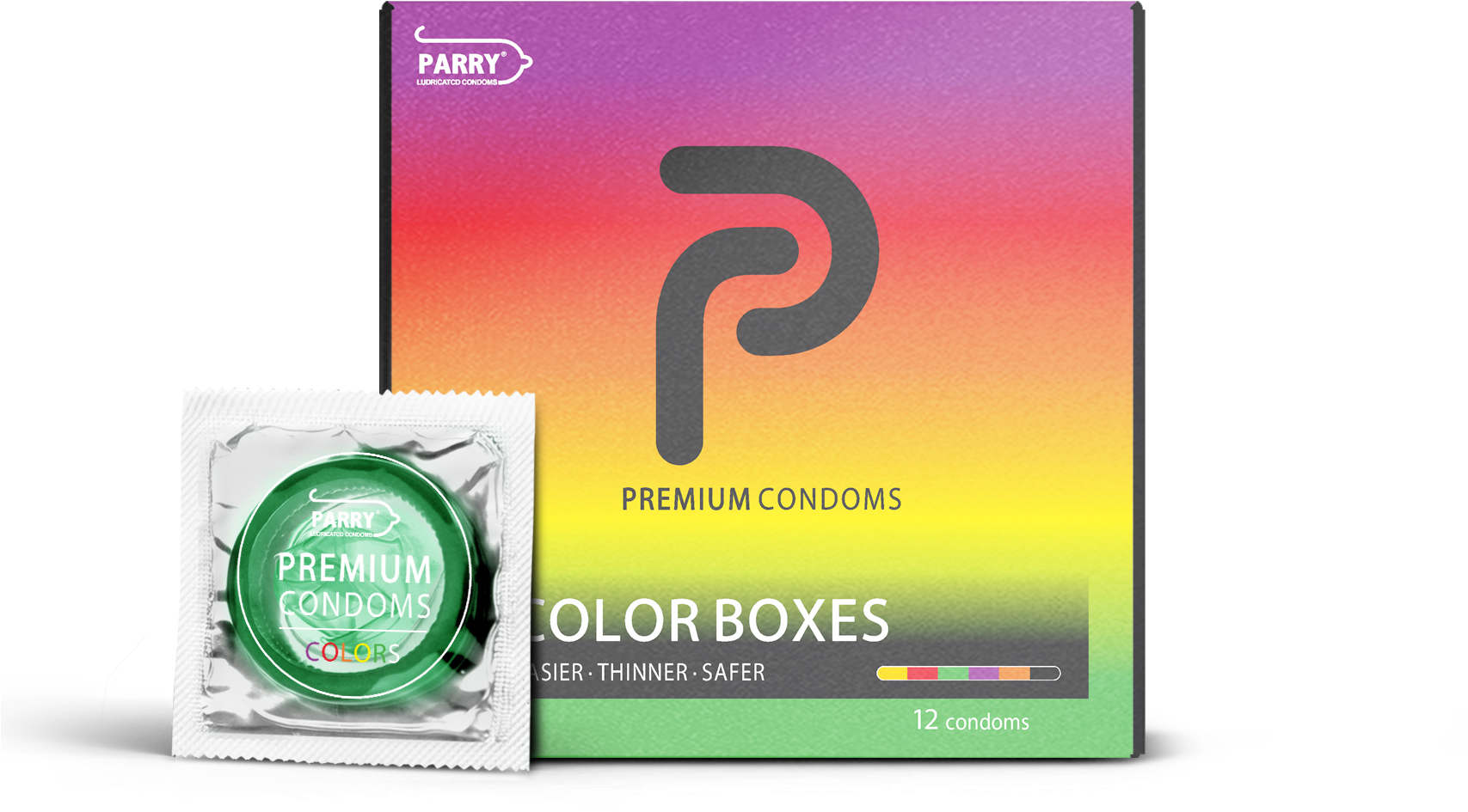 A Package Of Condoms And A Condom