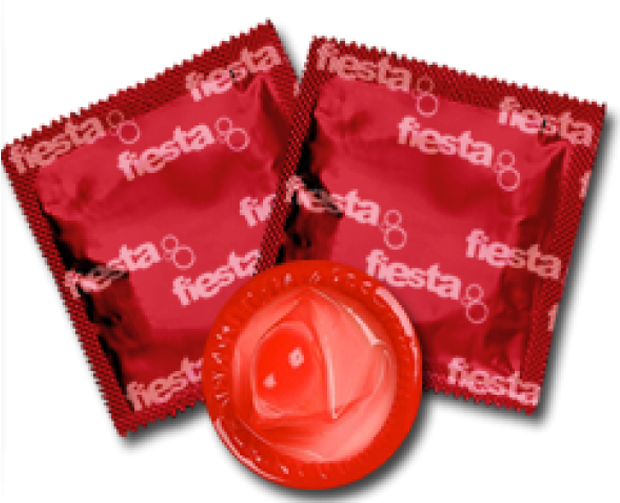 A Red Condom And Red Package