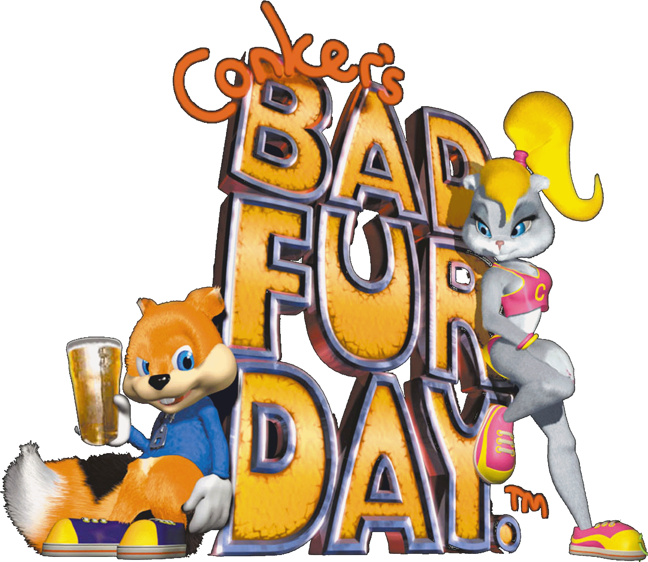Conker's Bad Fur Day Png - Conkers Bad Fur Day N64 Manual, Transparent Png