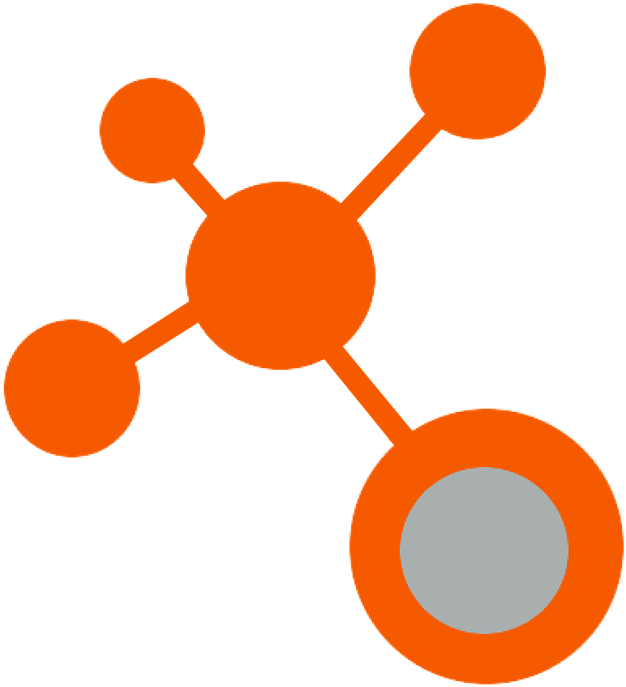 A Orange And Grey Molecule