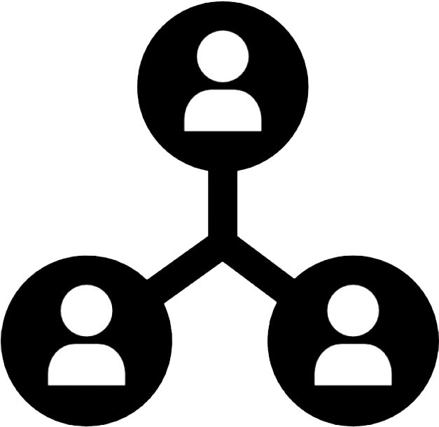 A Group Of People Connected Together