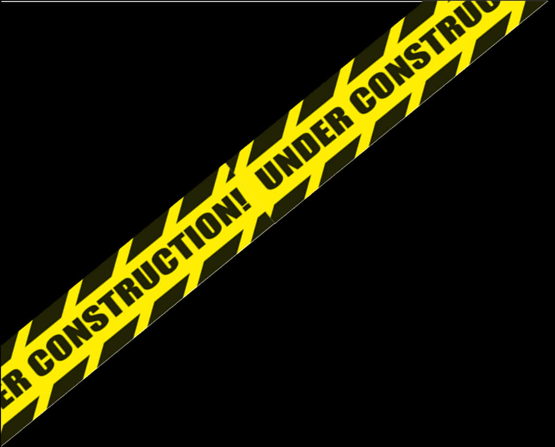A Yellow And Black Tape