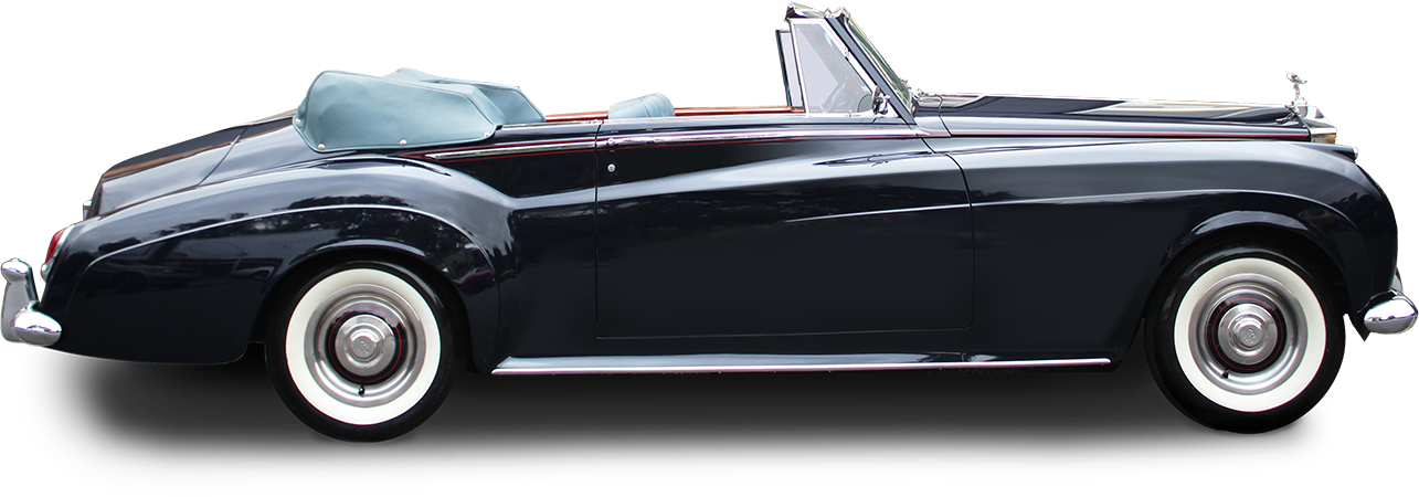A Black Convertible Car With A Black Background