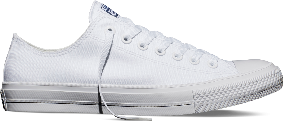 A White Shoe With Laces