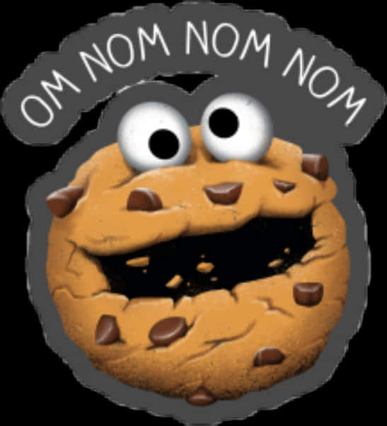 A Cookie With Eyes And Mouth