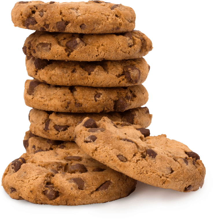 A Stack Of Chocolate Chip Cookies
