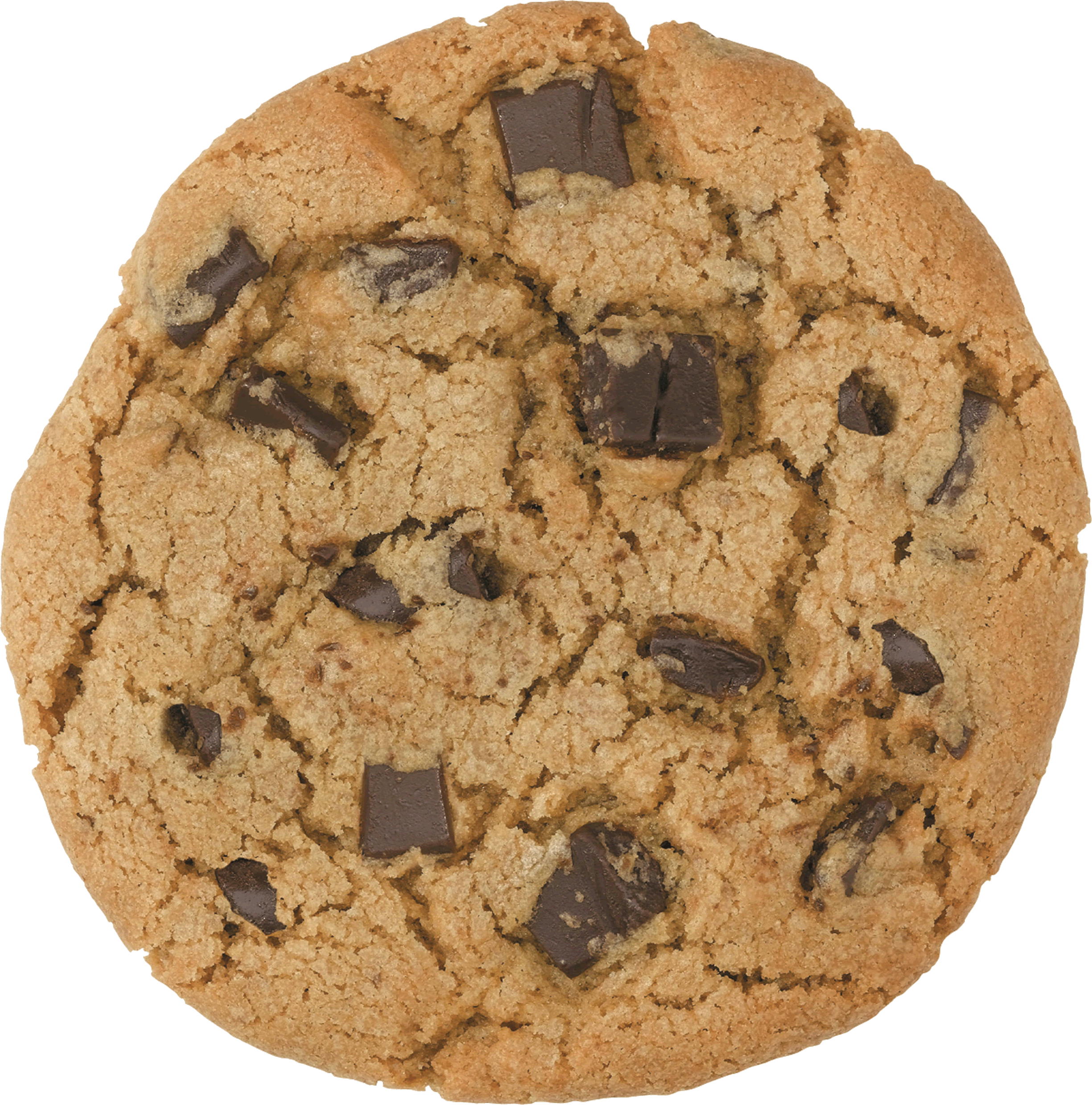 A Chocolate Chip Cookie With Chunks Of Chocolate