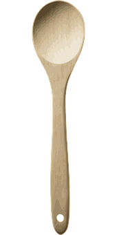 A Close-up Of A Wooden Spoon