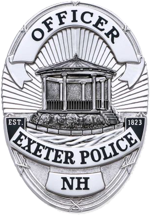 A Silver Badge With A Circular Design