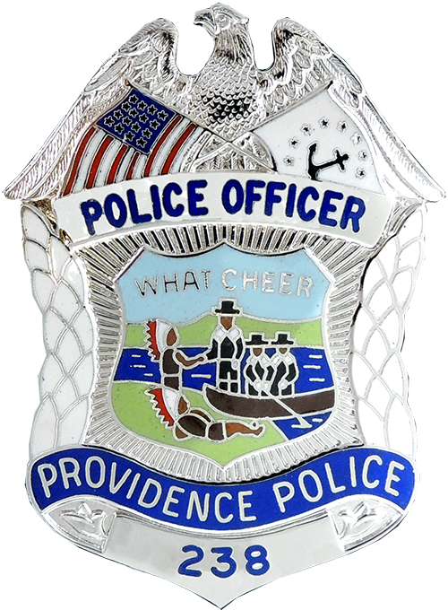 A Close Up Of A Badge