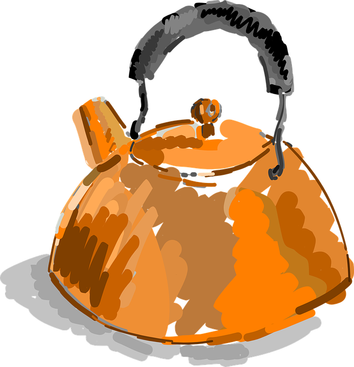 A Drawing Of A Tea Kettle