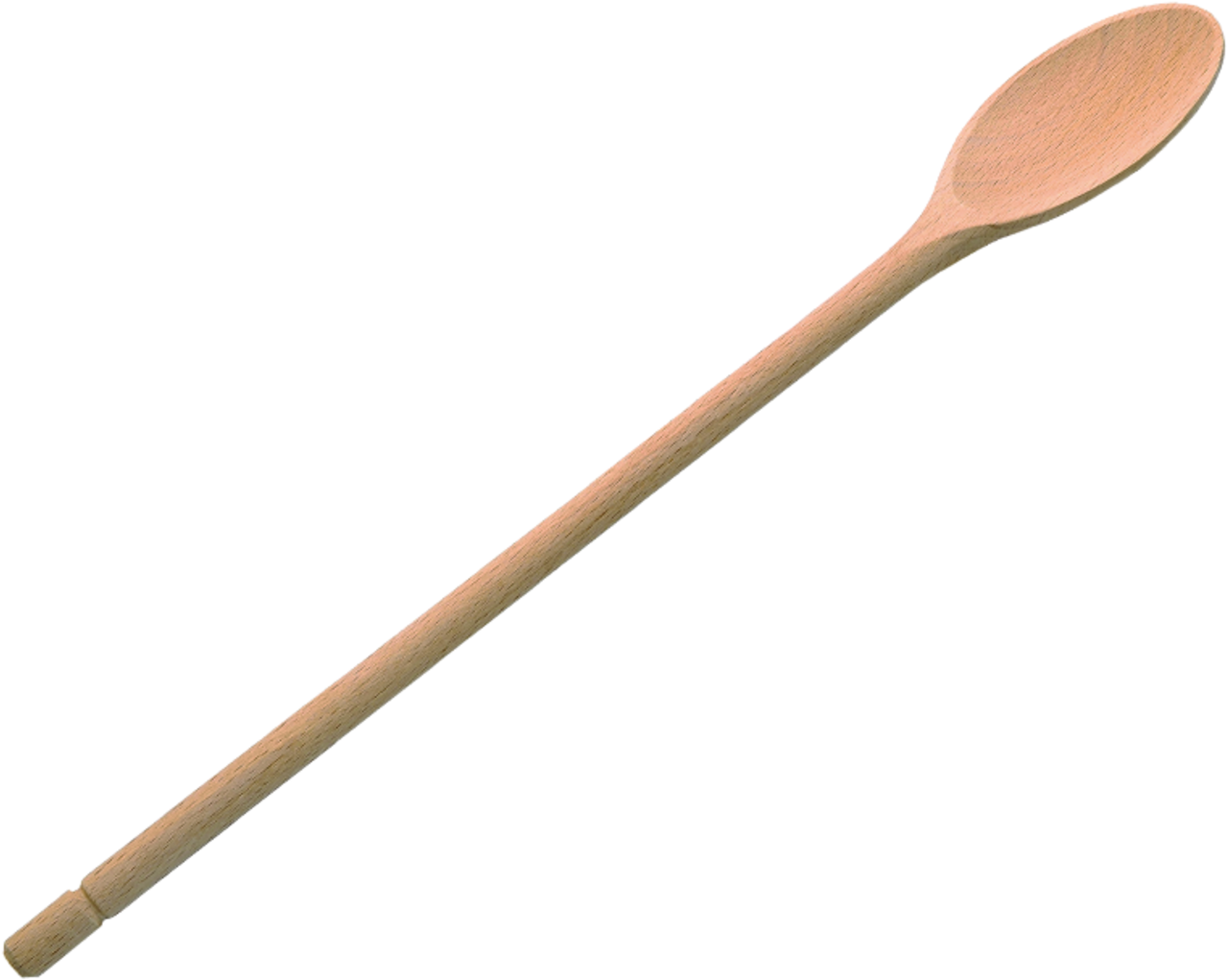 A Wooden Spoon On A Black Background