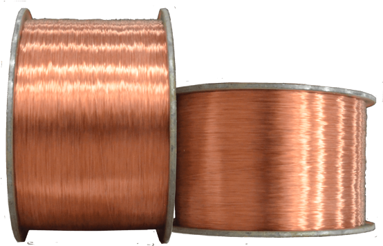 A Close Up Of A Spool Of Copper Wire