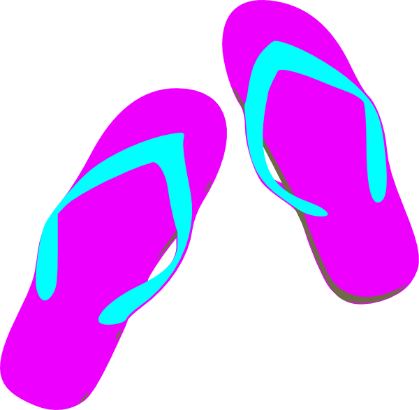 A Pair Of Pink Flip Flops
