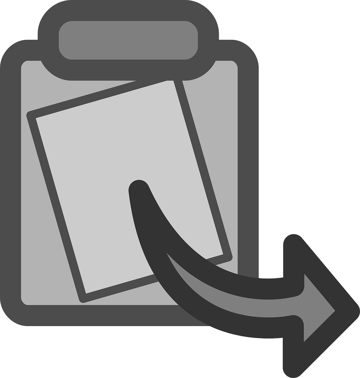 A Grey Icon Of A File Folder