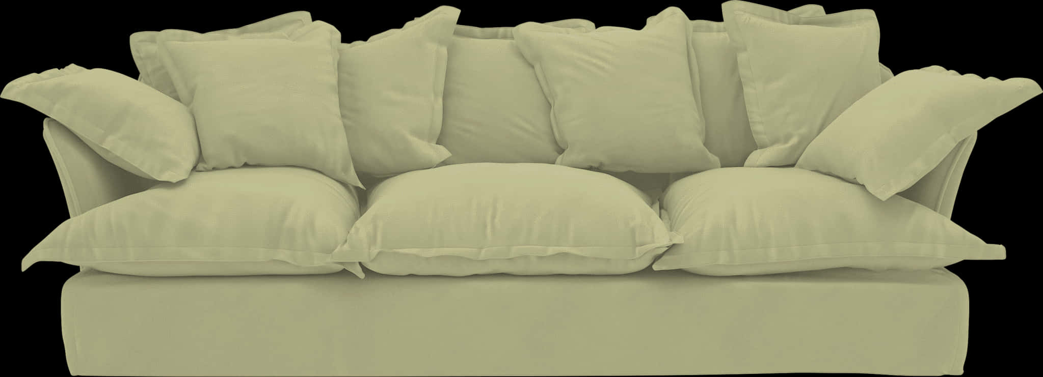 A Couch With Pillows On It