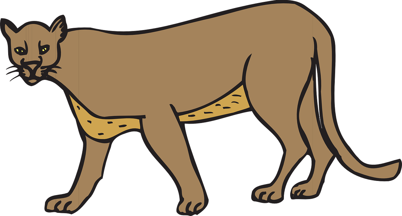 A Cartoon Of A Wolf