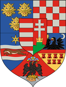 A Coat Of Arms With Different Colors