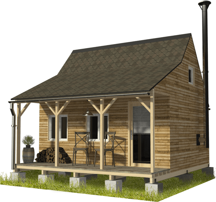 Country Cabin Plans, Hd Png Download