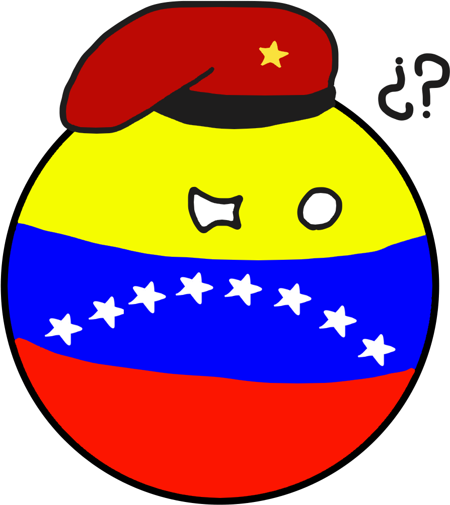A Cartoon Of A Ball With A Red Hat And Blue Stripes