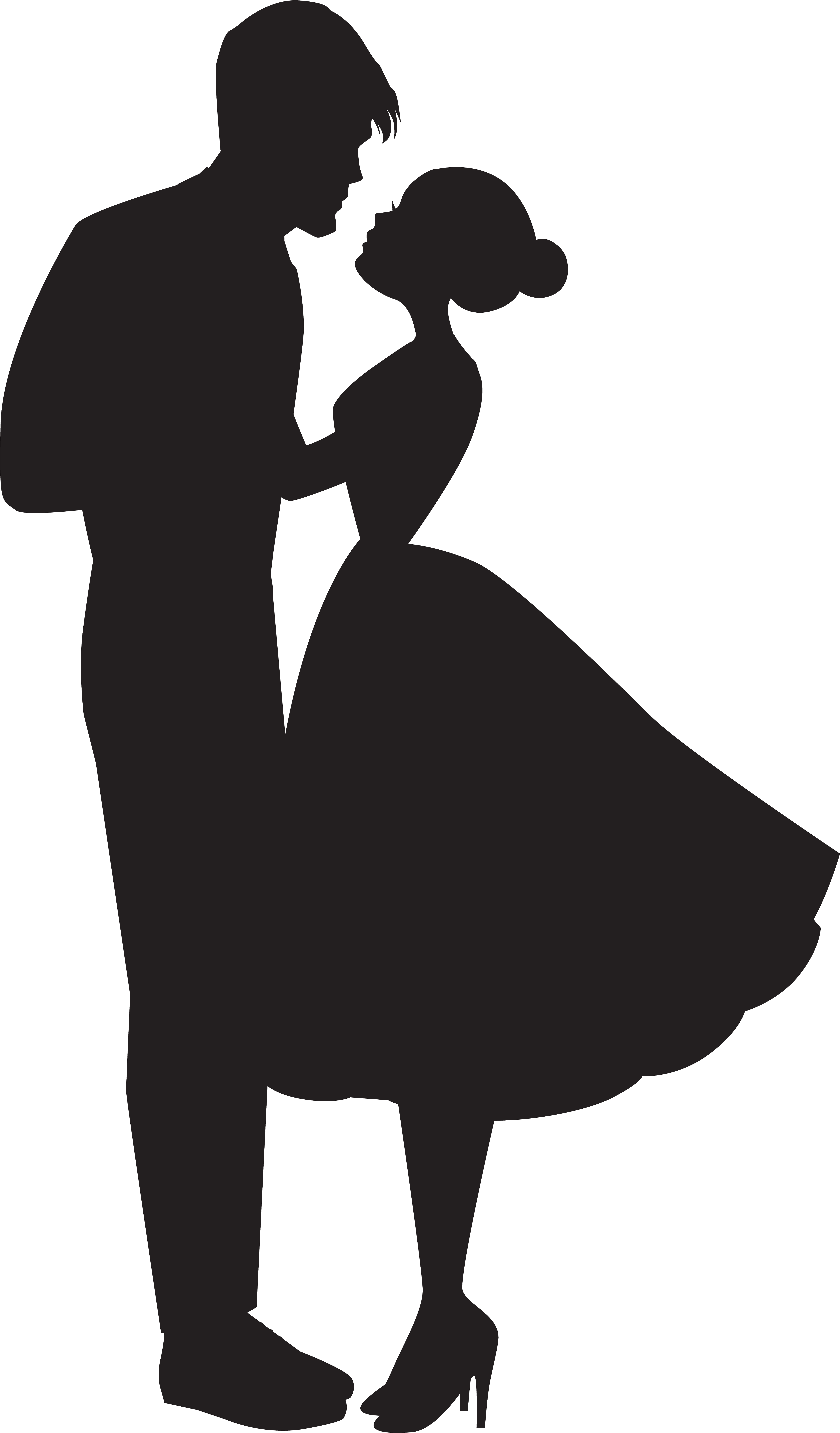 Couple Silhouette Png 4645 X 7921