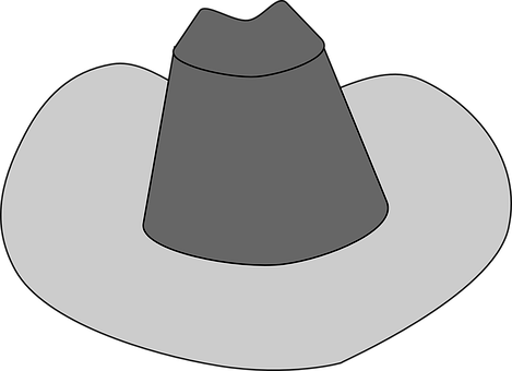 A Hat On A Black Background