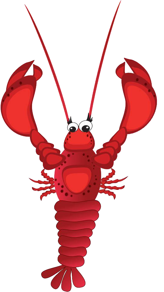 Crayfish With Lashes Clipart