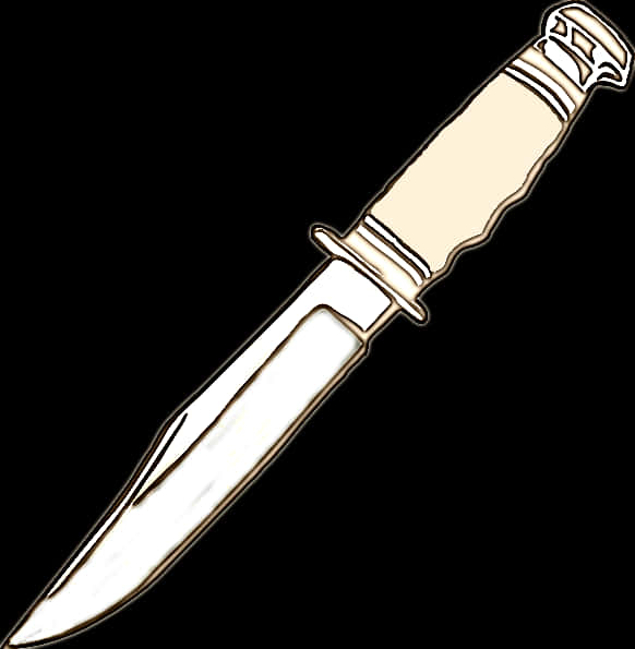A Drawing Of A Knife
