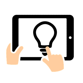 A Hand Pointing At A White Ball