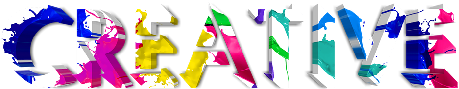 A Colorful Letters With Arrows