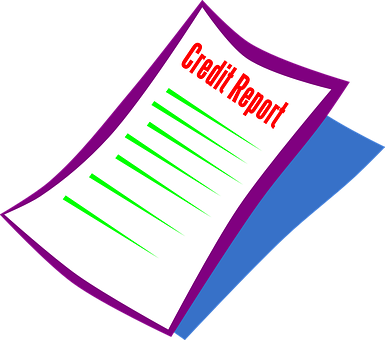 A Close-up Of A Credit Report