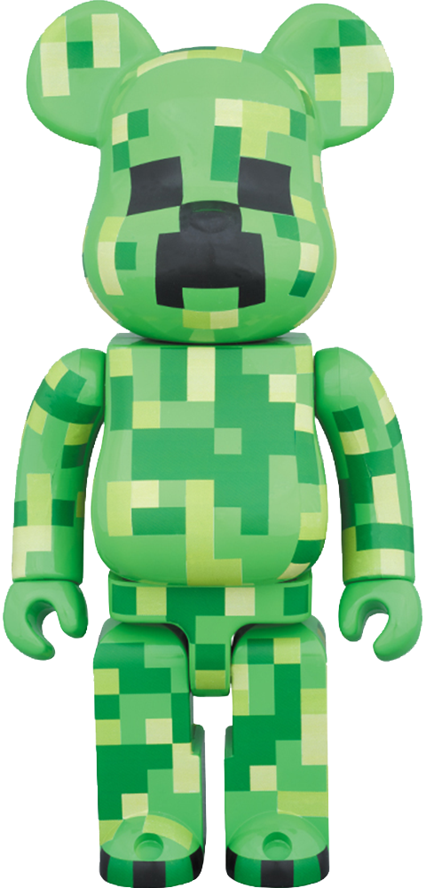 A Green Toy With A Black Background