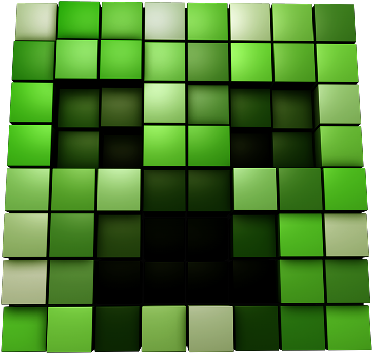 A Green And White Squares