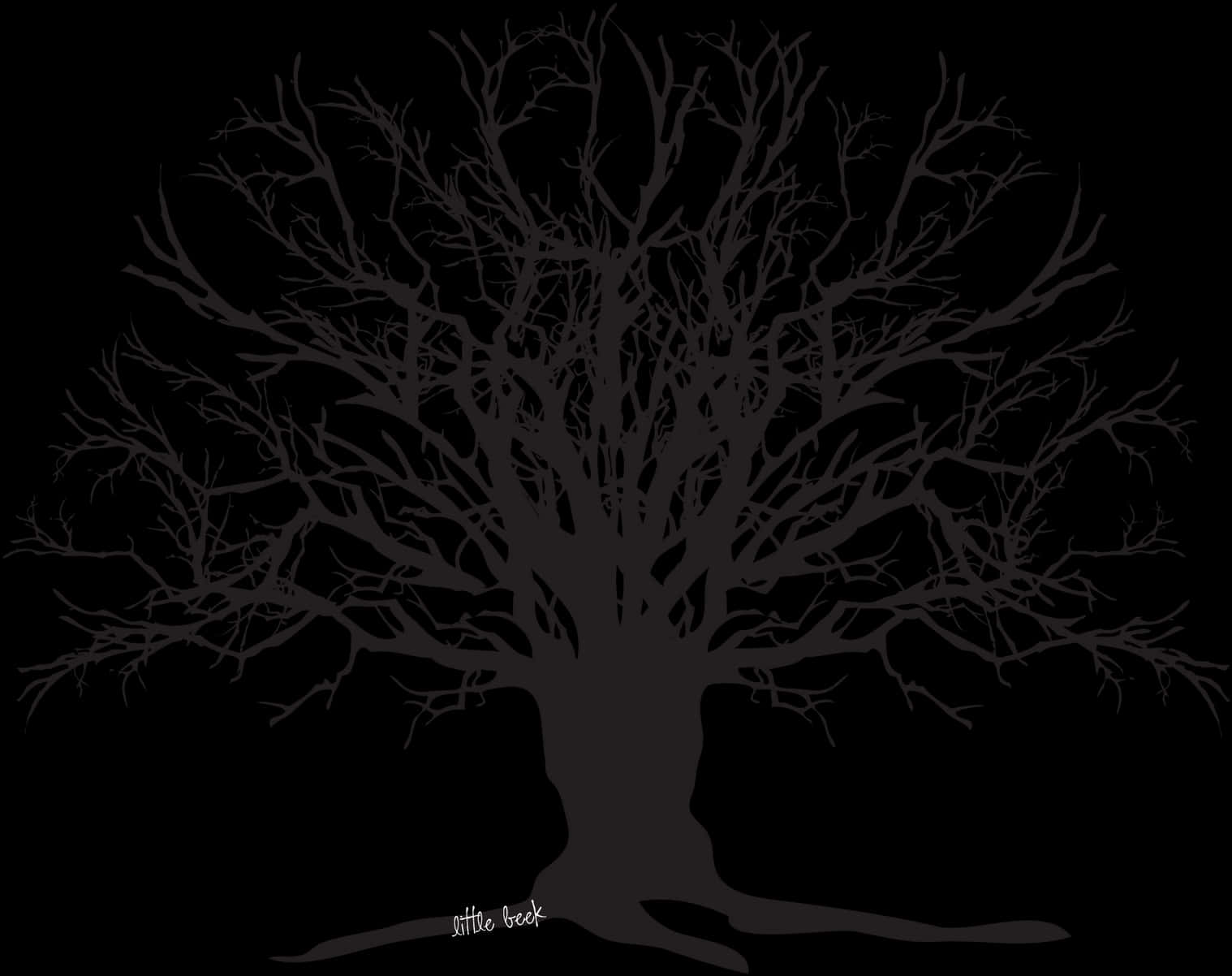 A Black Tree With No Leaves