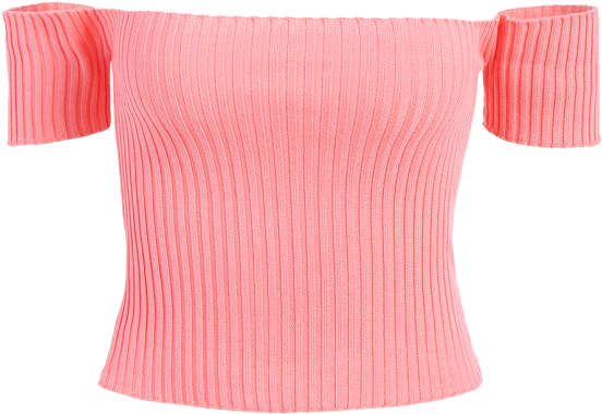 A Pink Top With A Black Background