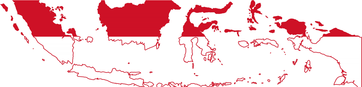 A Red And White Map