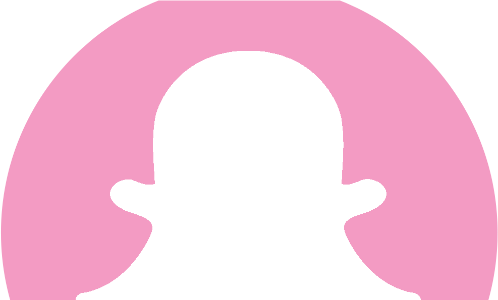 Cropped White Snapchat Logo