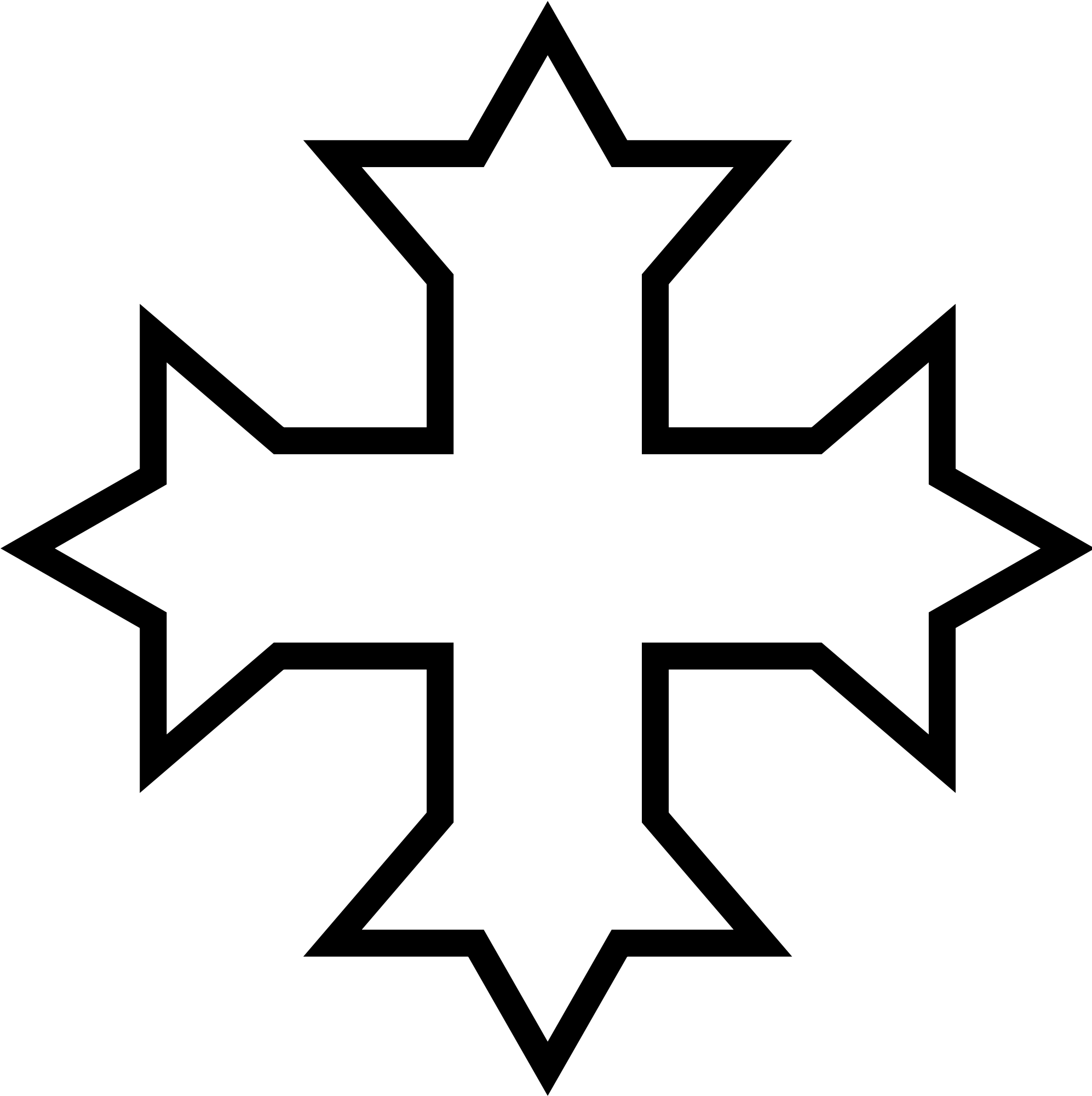 A White Cross With Stars On A Black Background