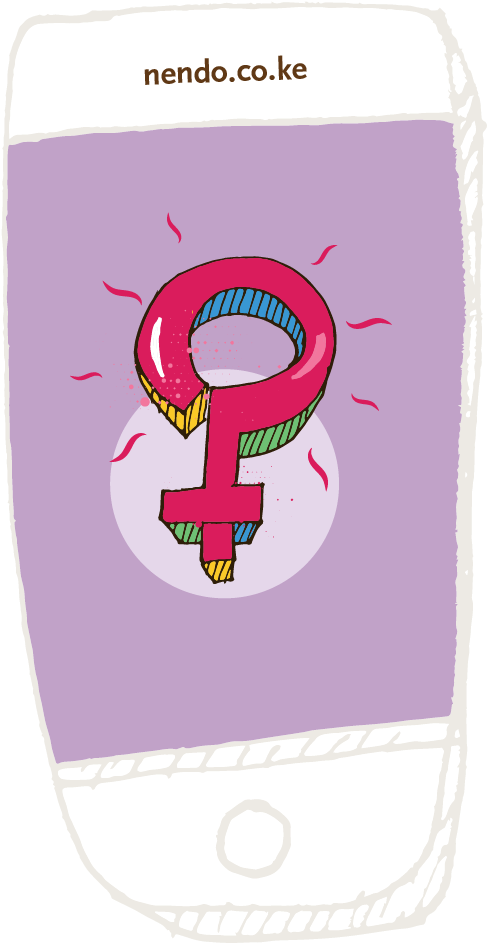 A Drawing Of A Female Symbol