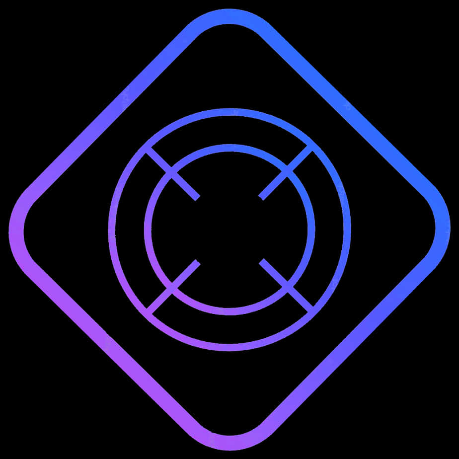 A Blue And Purple Logo
