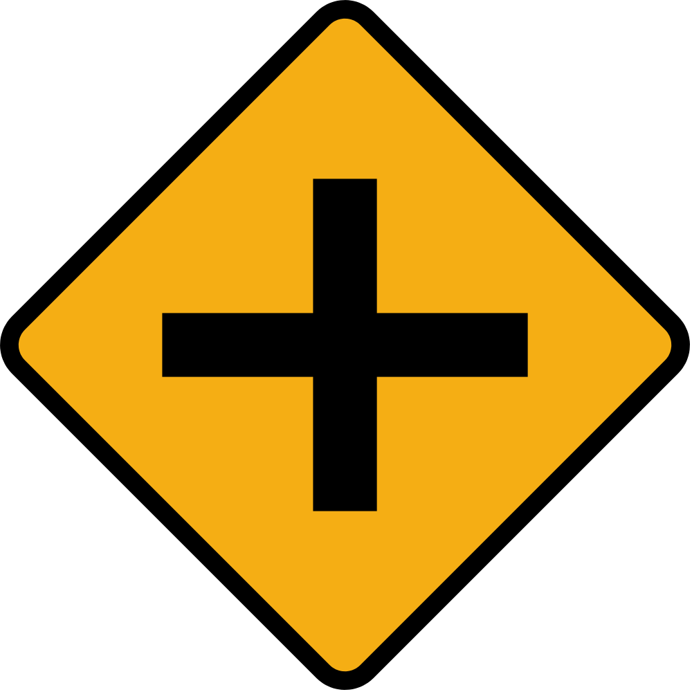 A Yellow And Black Sign