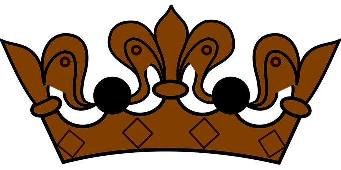 A Black And Gold Crown