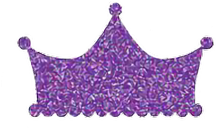 A Purple Crown With A Black Background