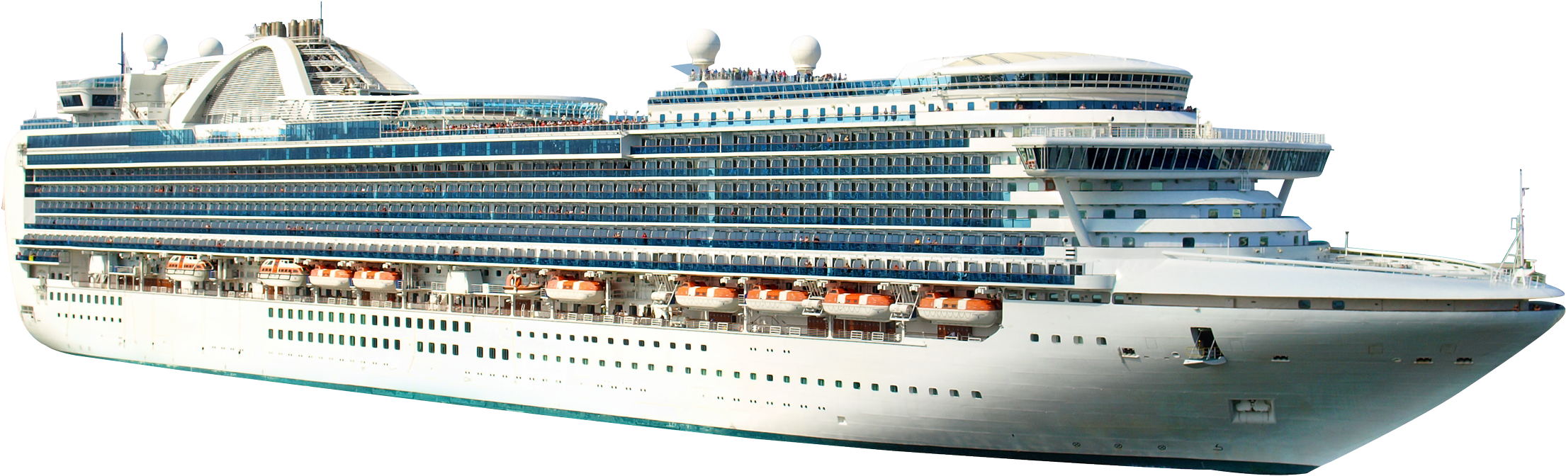 A Cruise Ship With Many Windows