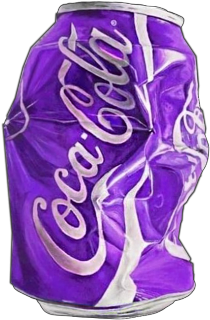 A Crumpled Purple Plastic Bag