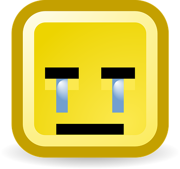 A Yellow Square With A Face