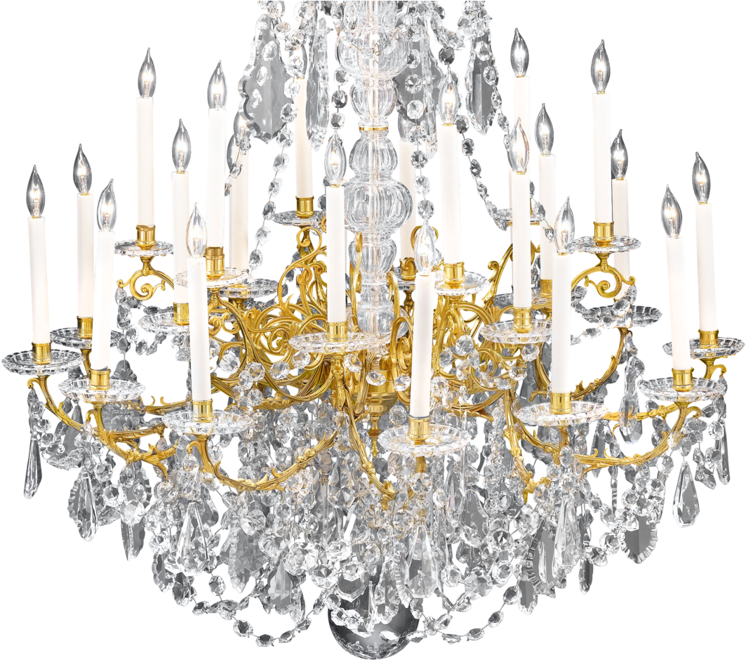 A Chandelier With Candles