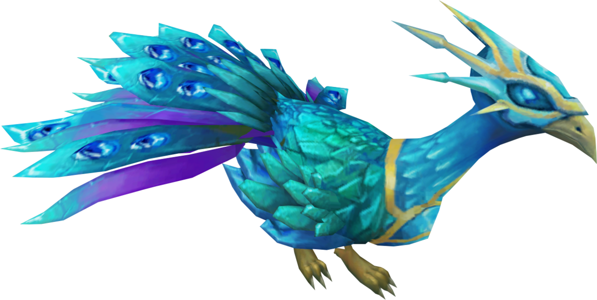 A Blue Bird With Purple Wings