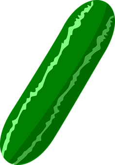A Green Vegetable With White Streaks